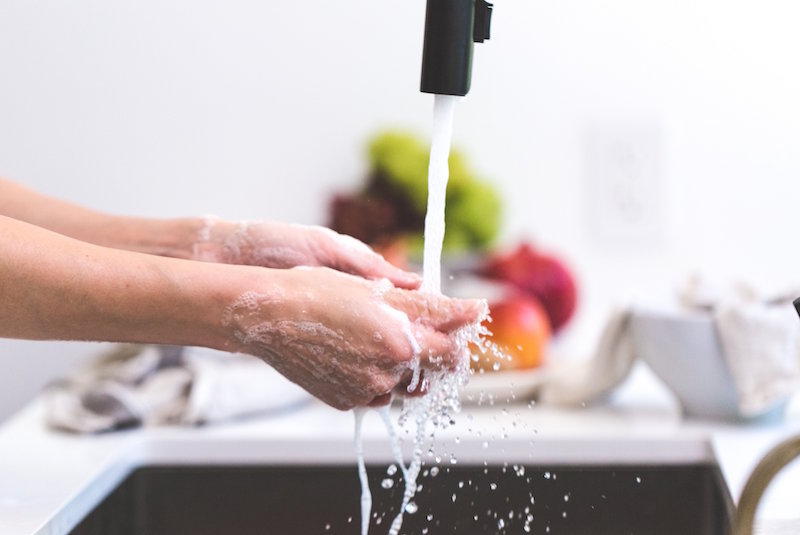 washing hands (tips to prepare for flu season)
